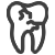gebrochener Zahn